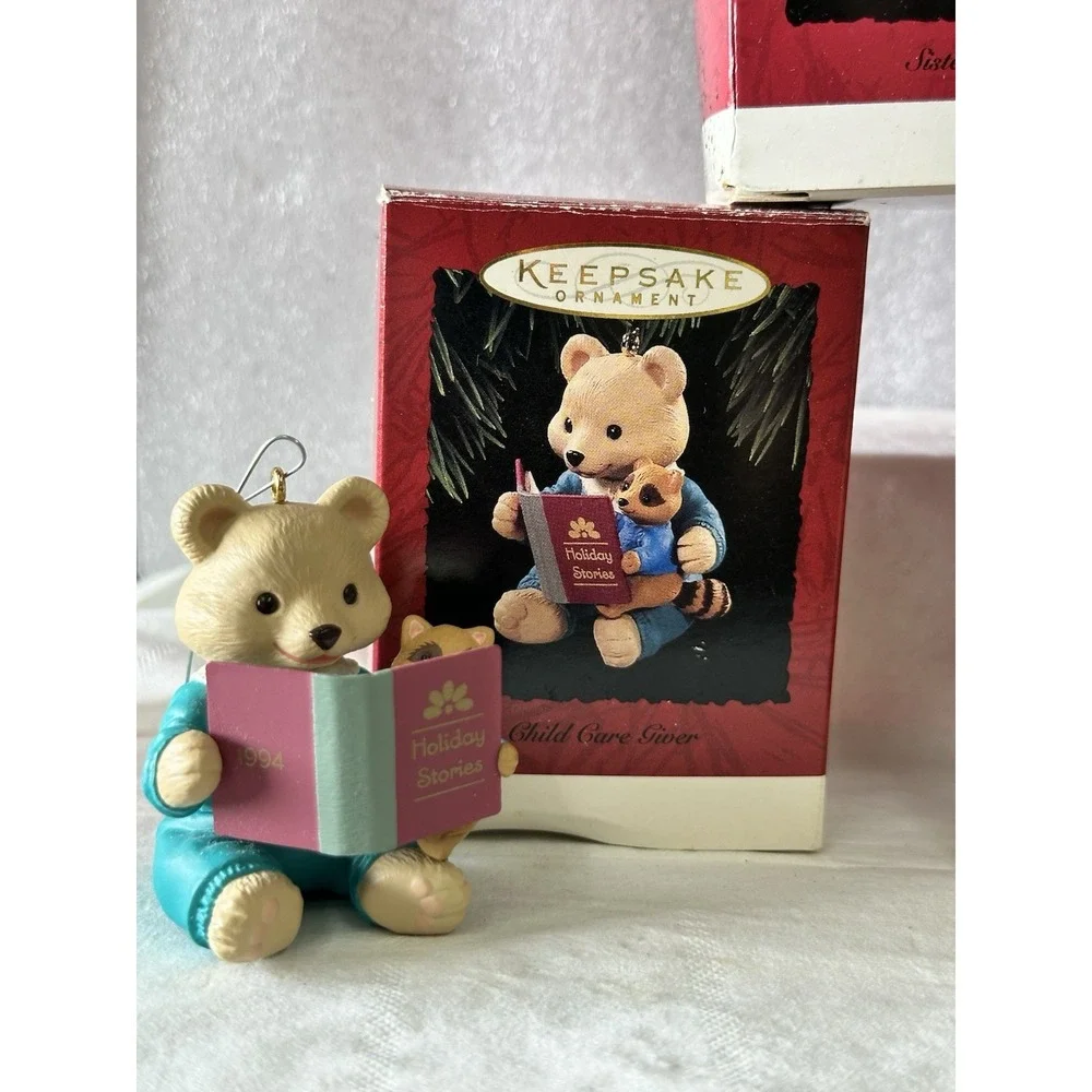 Hallmark‎ Keepsake Ornament Lot 3 Sisters Caregiver Across The Miles NIB